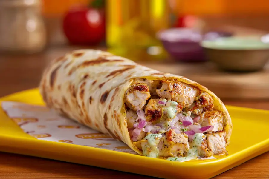 Rolls and shawarma