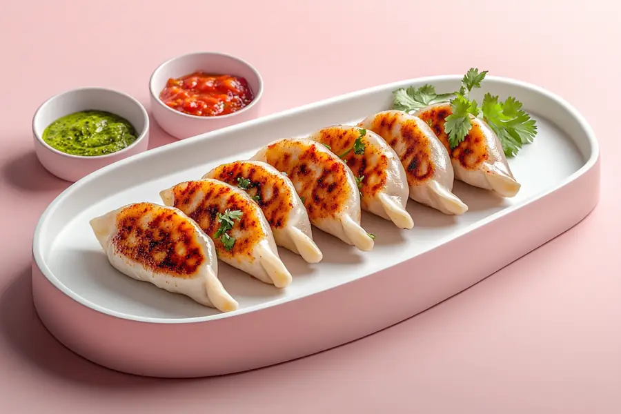 Steamed momos